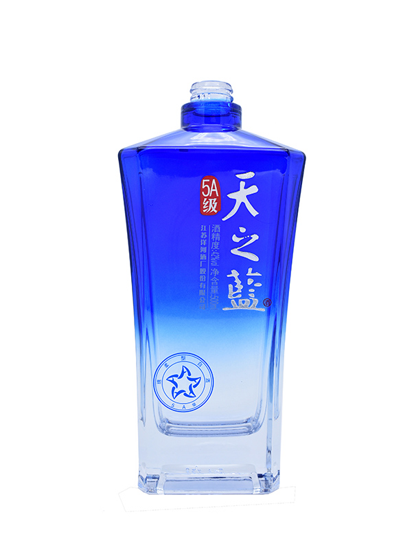 天子蓝酒瓶